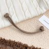Girls High Elastic Durable Cord Head Rope For High Ponytail With Button As Headdress