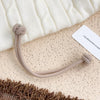 Girls High Elastic Durable Cord Head Rope For High Ponytail With Button As Headdress
