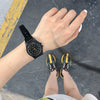 Girls' Leisure Plastic And Silicone Round Dial Watch