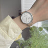 Girls Leisure Style Watch Alloy Case Ordinary Glass Mirror