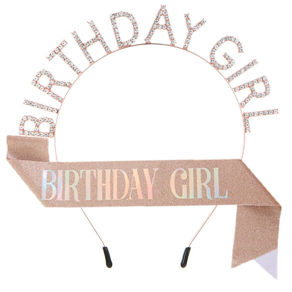 Girls' Metal Hairband Belt Shoulder Belt Headwear Semimanual Semimechanical For Birthday Party