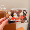 Girls Plush Handmade High Elasticity Hair Accessories Including Rubber Bands Hair Balls And Hair Rings
