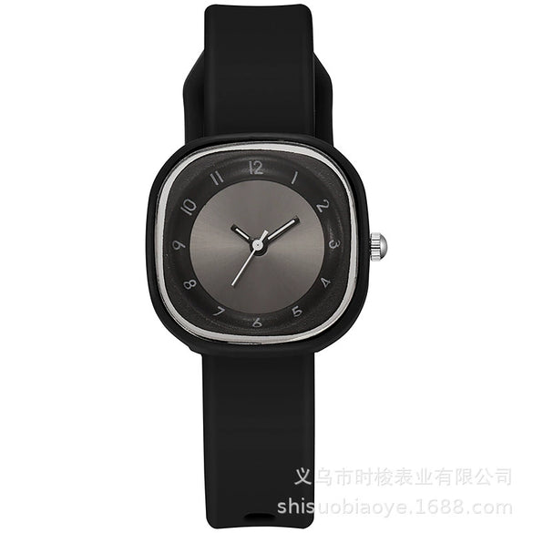 Girls Quartz Watch Alloy Plastic Square Ins Minimal Style Leisure