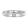 Girls' Stacked Ring Silver Geometric Twist Wave Hollow Electroplated Light Luxury Fashionable