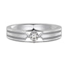Girls' Stacked Ring Silver Geometric Twist Wave Hollow Electroplated Light Luxury Fashionable