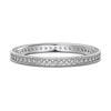 Girls' Stacked Ring Silver Geometric Twist Wave Hollow Electroplated Light Luxury Fashionable