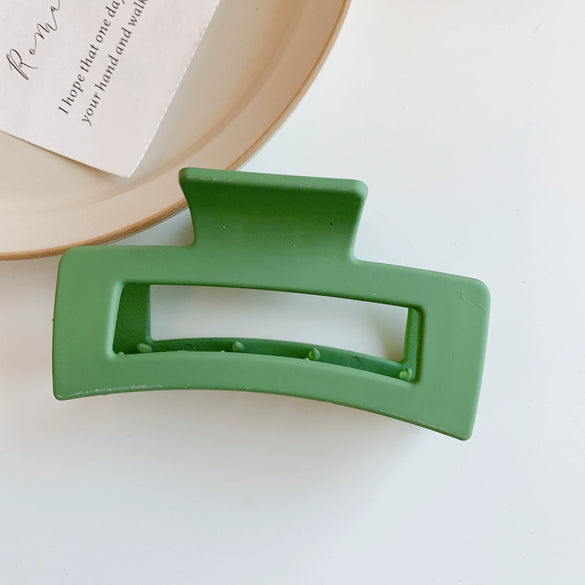 Girly Elegant Plastic Resin Hair Clip Handmade Shark Clip Back Of Head Hair Grip For Women Versatile
