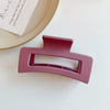 Girly Elegant Plastic Resin Hair Clip Handmade Shark Clip Back Of Head Hair Grip For Women Versatile