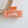 Girly Elegant Plastic Resin Hair Clip Handmade Shark Clip Back Of Head Hair Grip For Women Versatile