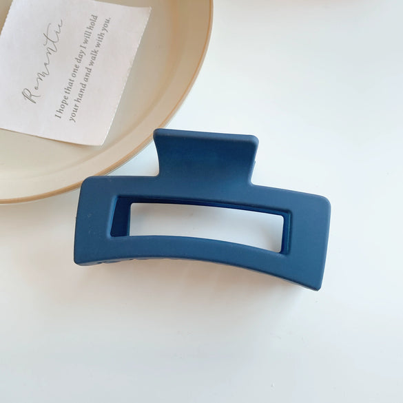 Girly Elegant Plastic Resin Hair Clip Handmade Shark Clip Back Of Head Hair Grip For Women Versatile