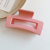 Girly Elegant Plastic Resin Hair Clip Handmade Shark Clip Back Of Head Hair Grip For Women Versatile
