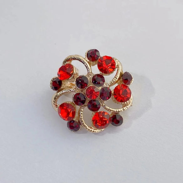 Glam Geometric Alloy Inlay Artificial Pearls Rhinestones Women'S Brooches