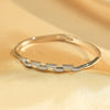 Glam Luxurious Shiny Solid Color Copper 18k Gold Plated Silver Plated Zircon Bangle In Bulk