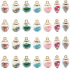 Glass Ball And Fivepointed Star Diy Jewelry Accessories Pendants With Glaze Treatment