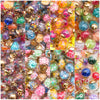 Glass Ball And Fivepointed Star Diy Jewelry Accessories Pendants With Glaze Treatment