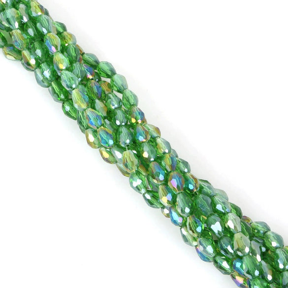 Glass Crystal Drop Beads Handmade Diy Colored Beaded Accessories