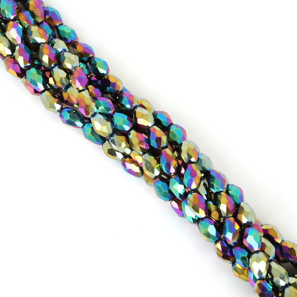 Glass Crystal Drop Beads Handmade Diy Colored Beaded Accessories