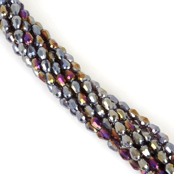 Glass Crystal Drop Beads Handmade Diy Colored Beaded Accessories