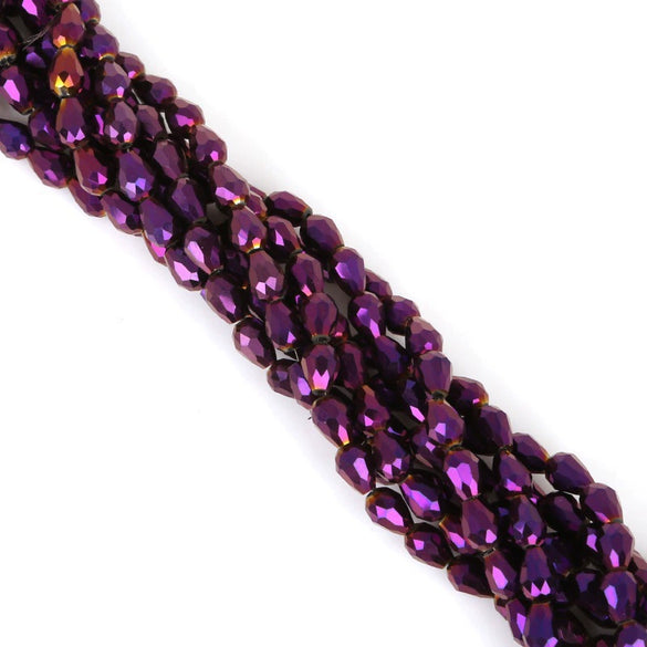 Glass Crystal Drop Beads Handmade Diy Colored Beaded Accessories