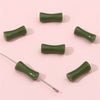 Glass Glaze Bamboo Beads Handmade Jewelry Hair Accessories Bracelet Necklace Material