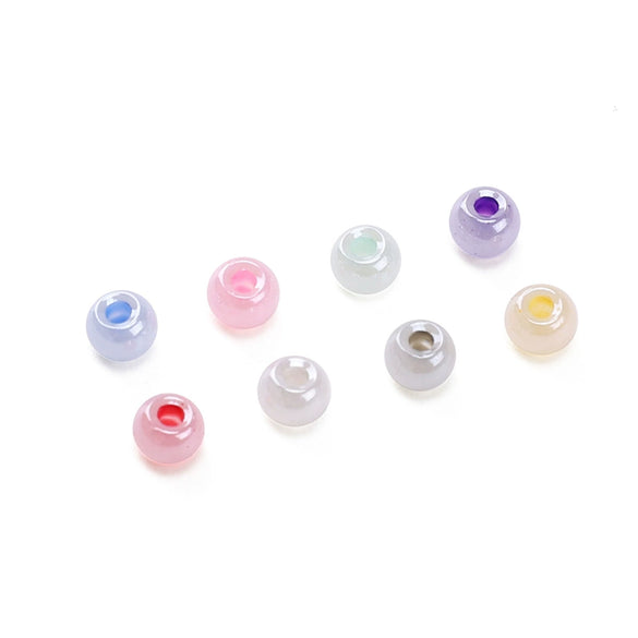 Glass Glaze Beads Jewelry Material For Diy Handmade Bracelet Necklace