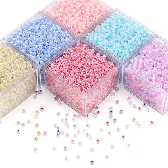 Glass Glaze Beads Jewelry Material For Diy Handmade Bracelet Necklace