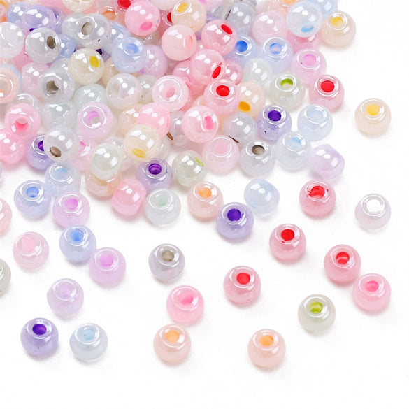 Glass Glaze Beads Jewelry Material For Diy Handmade Bracelet Necklace