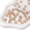 Glass Glaze Gradient Fat Osmanthus Beads Torus Loose Beads Diy Handmade Beaded Material For Bracelet Necklace Accessories