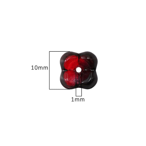 Glass Glaze Gradient Fat Osmanthus Beads Torus Loose Beads Diy Handmade Beaded Material For Bracelet Necklace Accessories