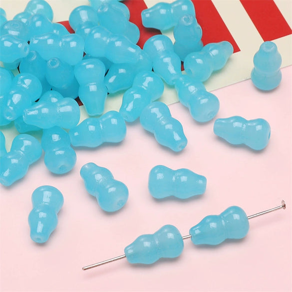 Glass Glaze Handmade Gourd Beads Jewelry Accessories For Bracelet Necklace
