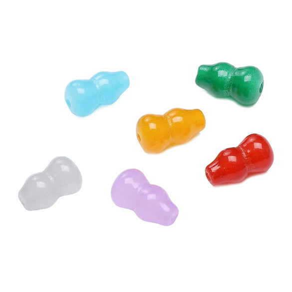 Glass Glaze Handmade Gourd Beads Jewelry Accessories For Bracelet Necklace