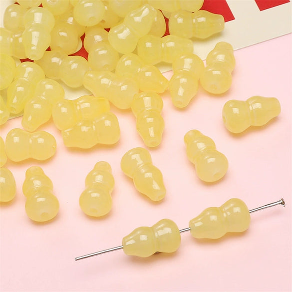 Glass Glaze Handmade Gourd Beads Jewelry Accessories For Bracelet Necklace