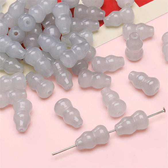 Glass Glaze Handmade Gourd Beads Jewelry Accessories For Bracelet Necklace