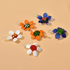 Glass Glaze Handmade Sunflower Pendant Necklace Accessories