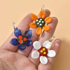 Glass Glaze Handmade Sunflower Pendant Necklace Accessories