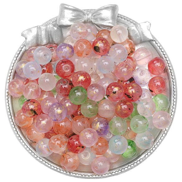 Glass Glaze Natural Style Loose Beads For Diy Handmade Jewelry Accessories