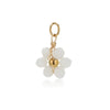 Glass Glaze Plant Flower Inlay Pendant Jewelry Accessories