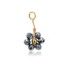 Glass Glaze Plant Flower Inlay Pendant Jewelry Accessories