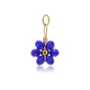 Glass Glaze Plant Flower Inlay Pendant Jewelry Accessories