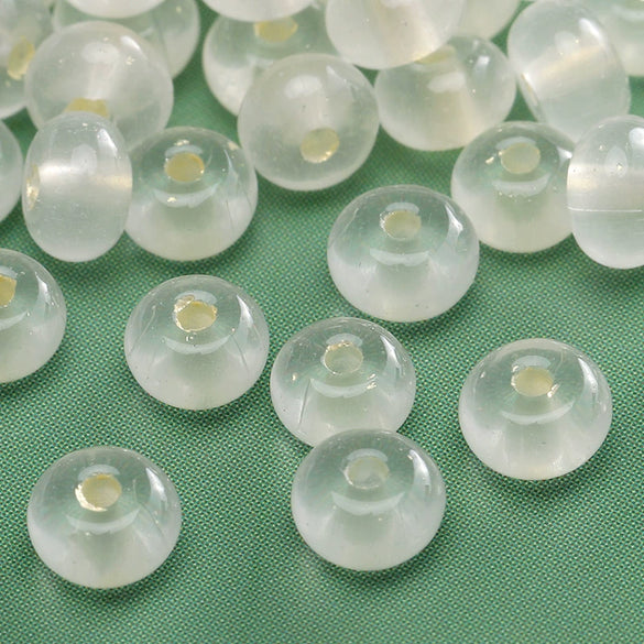 Glass Glaze Round Beads For Diy Handmade Beaded Bracelet Necklace Accessories