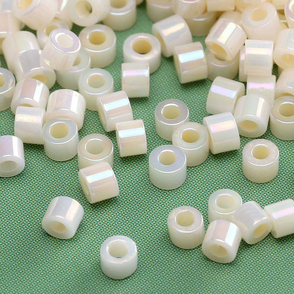 Glass Glaze Round Beads For Diy Handmade Beaded Bracelet Necklace Accessories