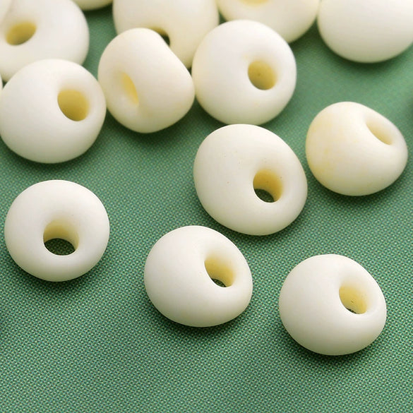 Glass Glaze Round Beads For Diy Handmade Beaded Bracelet Necklace Accessories