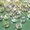 Glass Glaze Round Beads For Diy Handmade Beaded Bracelet Necklace Accessories
