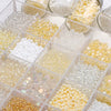 Glass Glaze Round Beads For Diy Handmade Beaded Bracelet Necklace Accessories