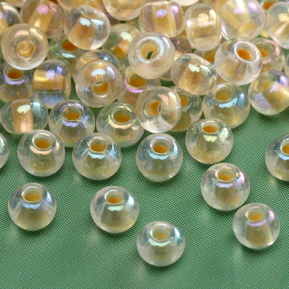 Glass Glaze Round Beads For Diy Handmade Beaded Bracelet Necklace Accessories