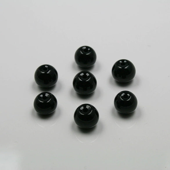 Glass Glaze Round Beads Handmade Jewelry Material For Bracelet Necklace