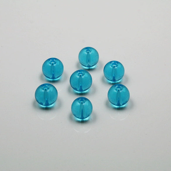 Glass Glaze Round Beads Handmade Jewelry Material For Bracelet Necklace