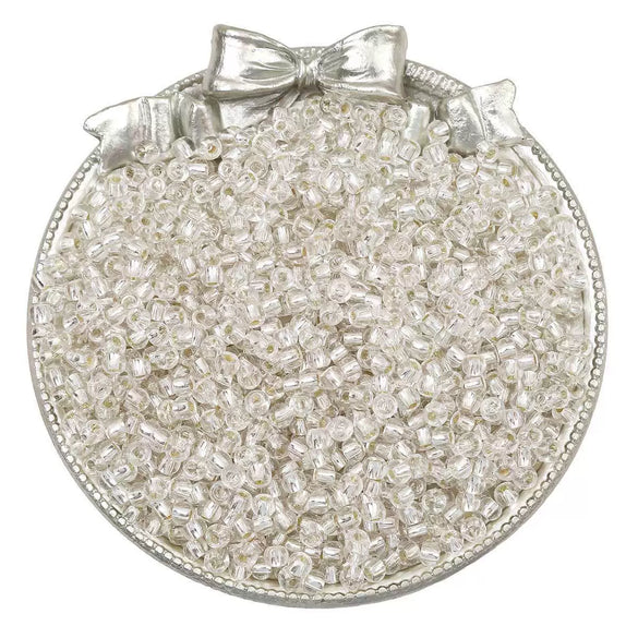 Glass Glaze Silver Filled Loose Beads Handmade Jewelry Accessories For Diy Bracelet Necklace Pendant