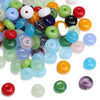 Glass Glaze Wheel Beads For Diy Handmade Bracelet Necklace Mobile Phone Chain Accessories Geometric Style