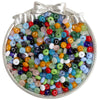Glass Glaze Wheel Beads For Diy Handmade Bracelet Necklace Mobile Phone Chain Accessories Geometric Style